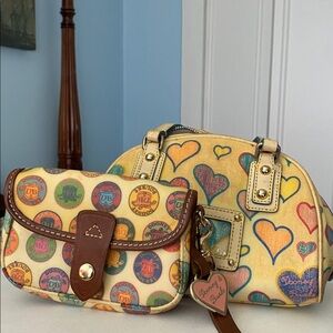Dooney & Bourke Multicolor Heart Satchel